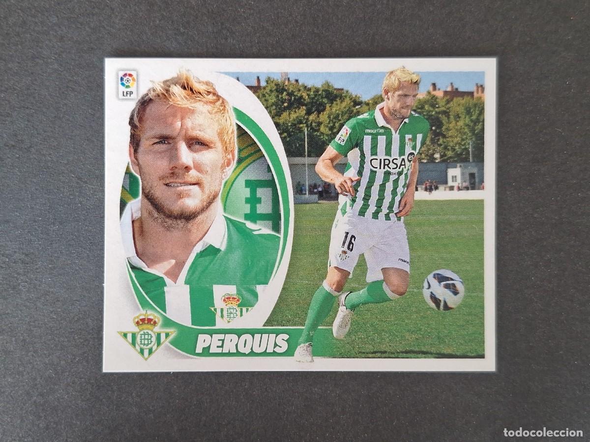 Football Stickers: L5 PERQUIS REAL BETIS BALOMPIE COLOCA LIGA ESTE 2012 2013 12 13 NUNCA PEGADO SIN PEGAR