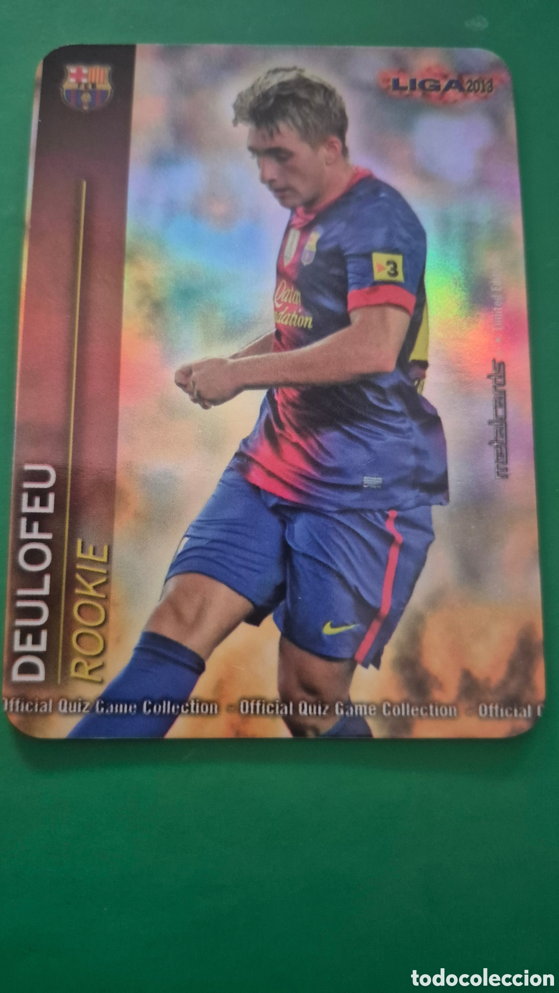 Figurine di Calcio: /4 DEULOFEU (BARCELONA) - ROOKIE BRILLO LISO - MUNDICROMO 2012 2013 PLATINUM 12 13