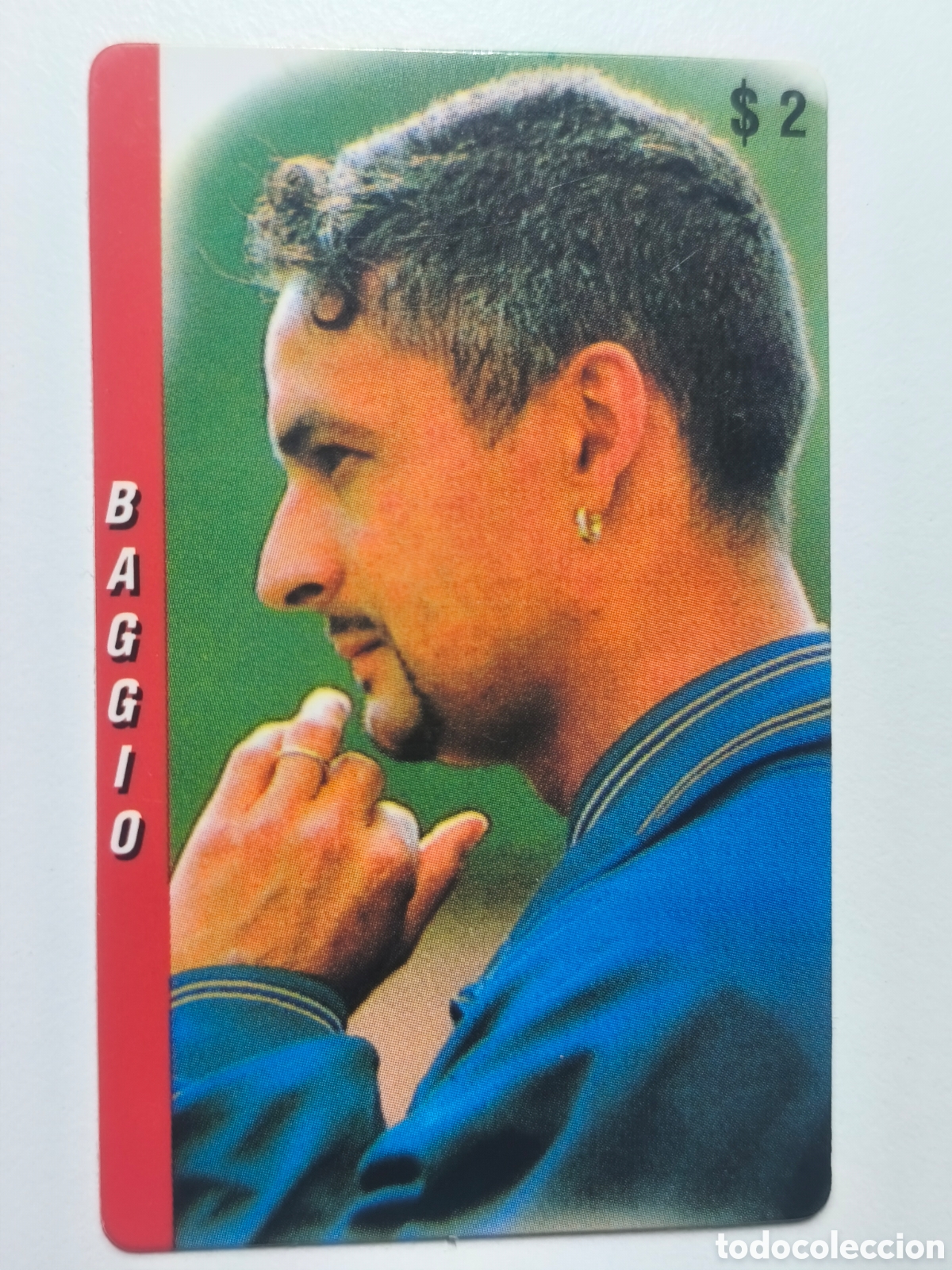 Cromos de f&uacute;tbol: Roberto BAGGIO Phone Card