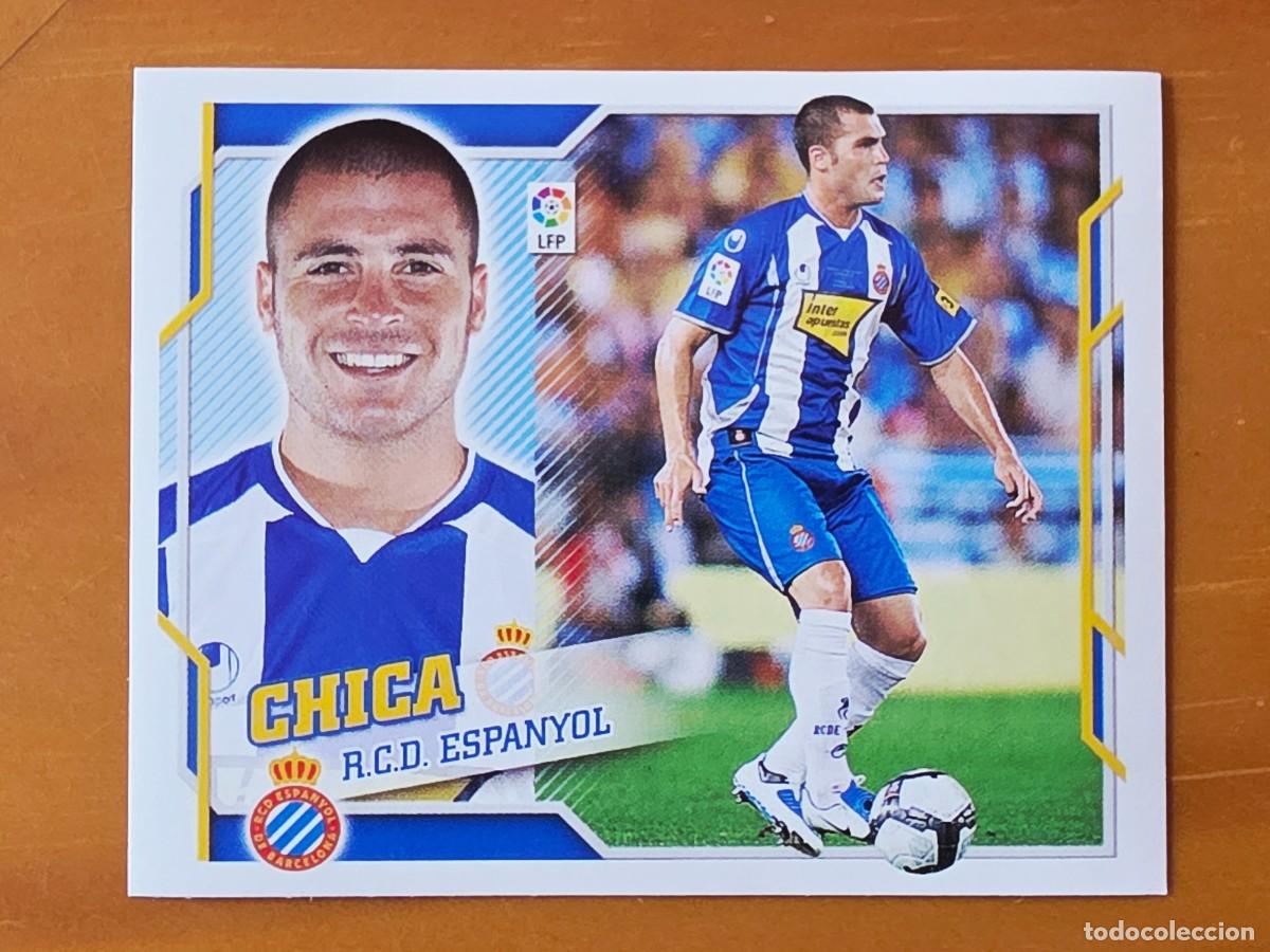 Cromos de f&uacute;tbol: 3 Javi Chica, RCD Espanyol, Panini Ediciones Liga Este 2010 2011 10 11