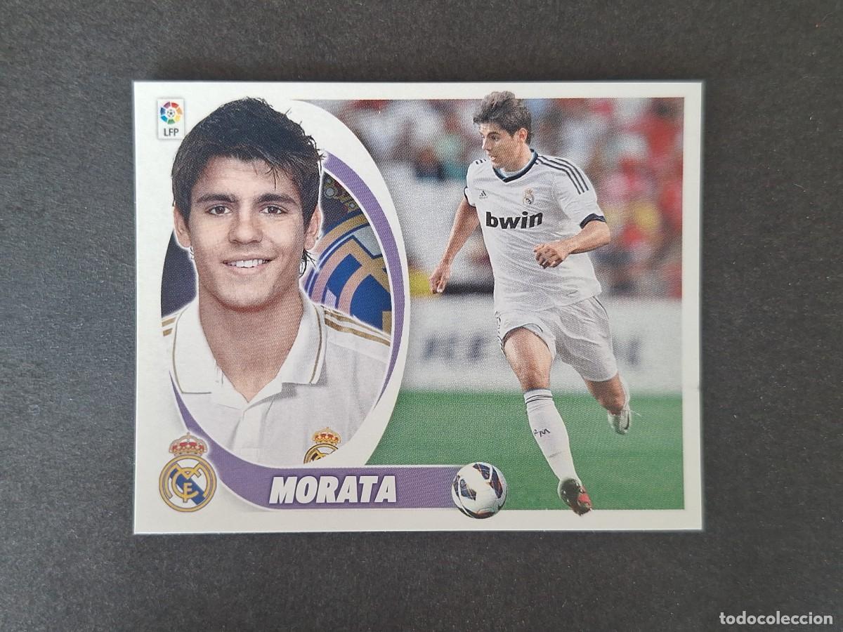Cromos de f&uacute;tbol: L5 MORATA REAL MADRID COLOCA LIGA ESTE 2012 2013 12 13 NUNCA PEGADO SIN PEGAR