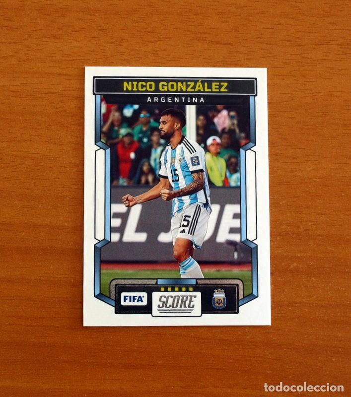 Cromos de f&uacute;tbol: Argentina - N&ordm; 7 Nico Gonz&aacute;lez - Panini 2023-2024-23-24 Score FIFA Soccer