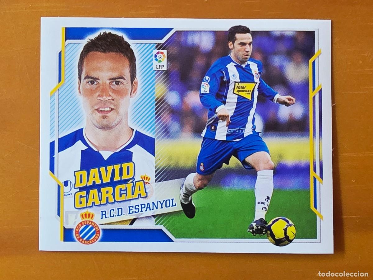 Cromos de f&uacute;tbol: 7 A David Garc&iacute;a, RCD Espanyol, Panini Ediciones Liga Este 2010 2011 10 11