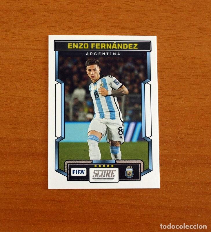 Cromos de f&uacute;tbol: Argentina - N&ordm; 12 Enzo Fern&aacute;ndez - Panini 2023-2024-23-24 Score FIFA Soccer