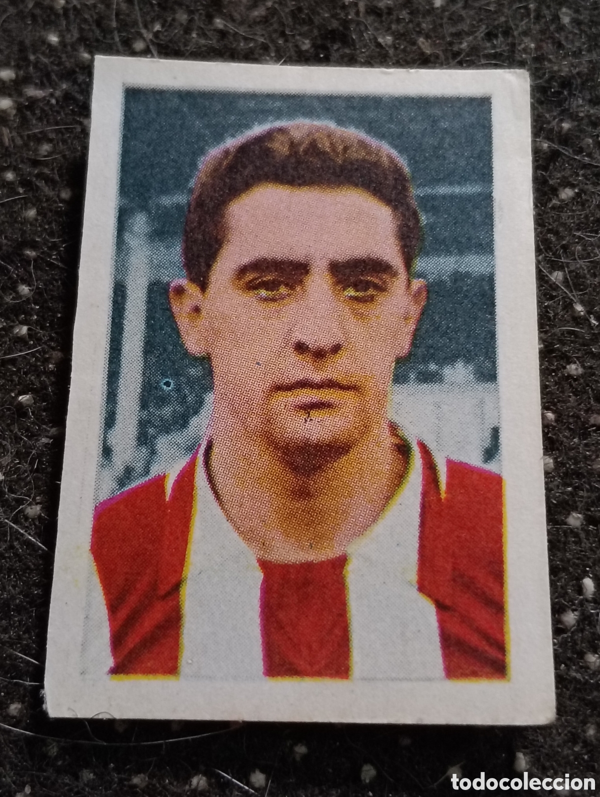Cromos de f&uacute;tbol: N&deg; 64 Callejo At. de Madrid Liga 1963-64 de Ruiz Romero, perfecto estado y sin pegar