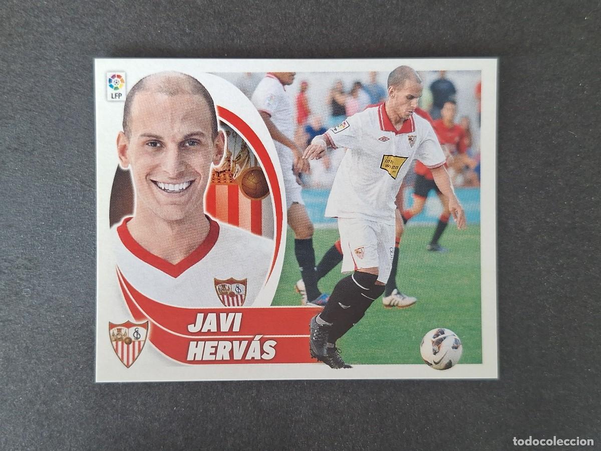 Cromos de f&uacute;tbol: L5 JAVI HERVAS SEVILLA F. C. FICHAJE 11 LIGA ESTE 2012 2013 12 13 NUNCA PEGADO SIN PEGAR