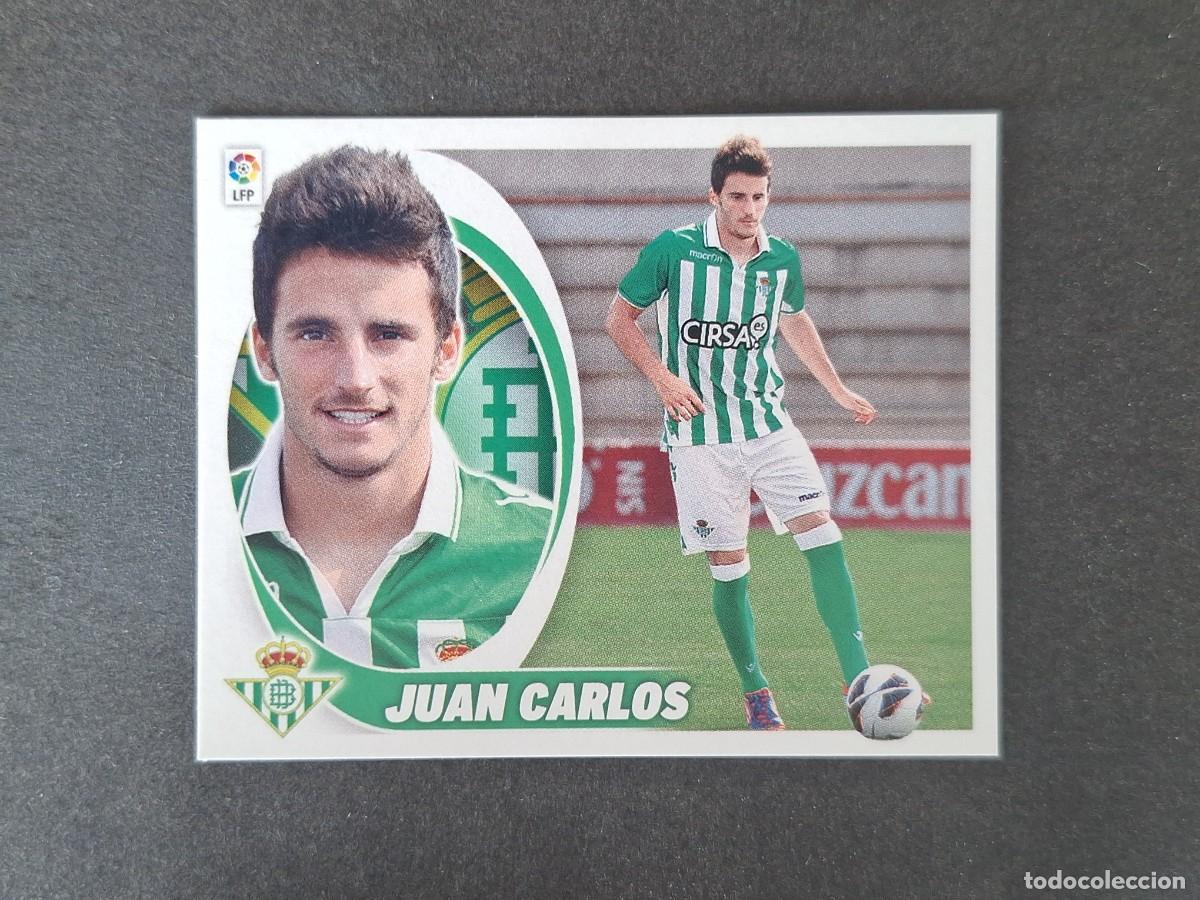 Cromos de f&uacute;tbol: L5 JUAN CARLOS REAL BETIS BALOMPIE FICHAJE 13 LIGA ESTE 2012 2013 12 13 NUNCA PEGADO SIN PEGAR