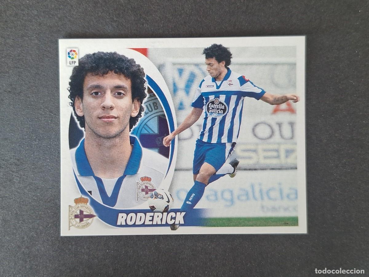 Cromos de f&uacute;tbol: L5 RODERICK DEPORTIVO DE LA CORU&Ntilde;A FICHAJE 18 LIGA ESTE 2012 2013 12 13 NUNCA PEGADO SIN PEGAR