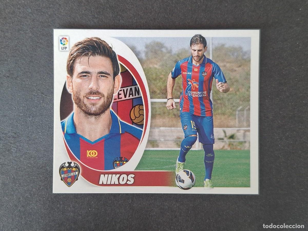 Cromos de f&uacute;tbol: L5 NIKOS LEVANTE U. D. FICHAJE 19 LIGA ESTE 2012 2013 12 13 NUNCA PEGADO SIN PEGAR