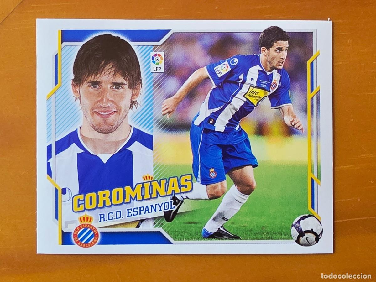 Cromos de f&uacute;tbol: 12 B Corominas, RCD Espanyol, Panini Ediciones Liga Este 2010 2011 10 11