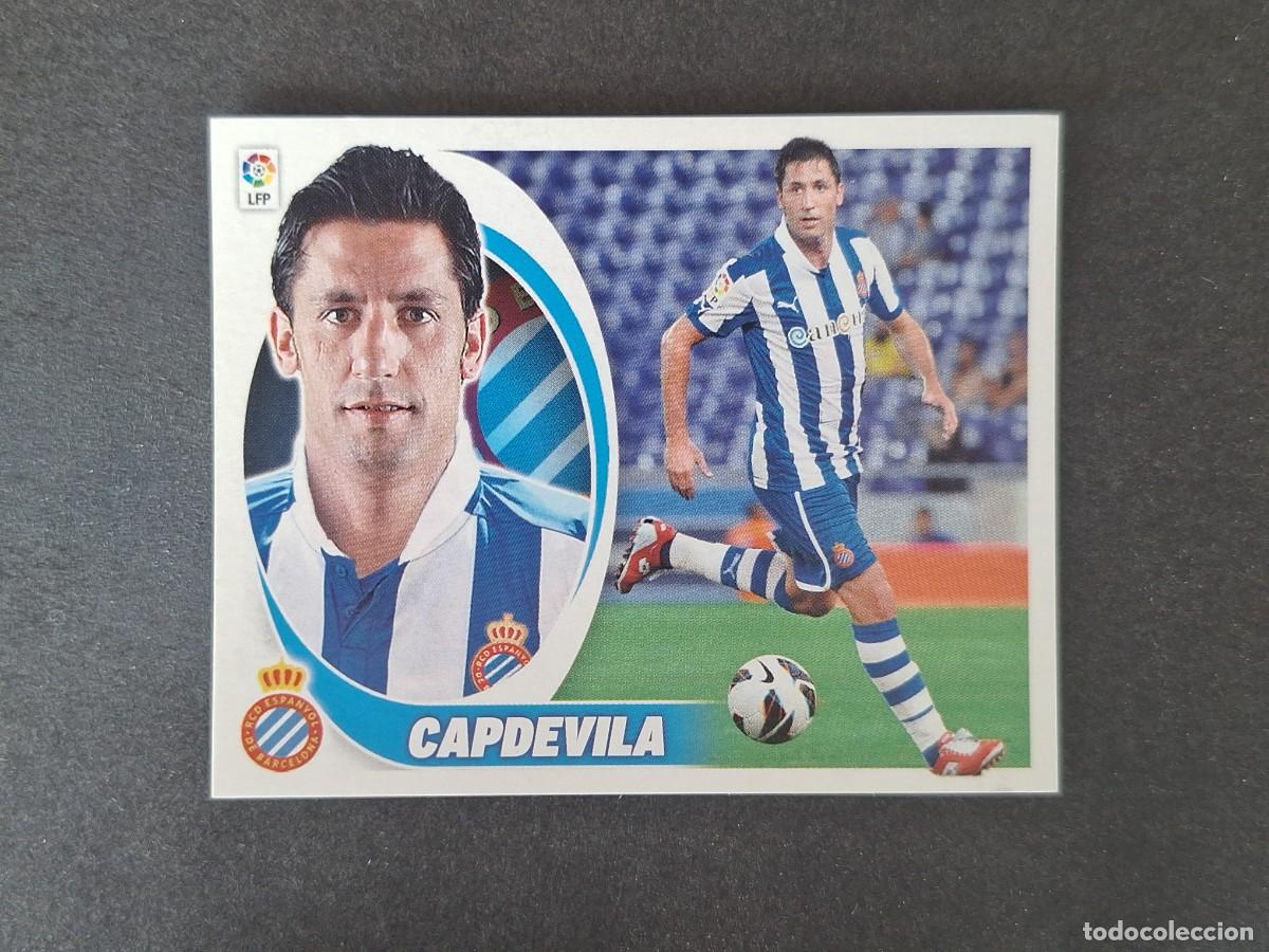 Cromos de f&uacute;tbol: L5 CAPDEVILA R. C. D. ESPA&Ntilde;OL FICHAJE 21 LIGA ESTE 2012 2013 12 13 NUNCA PEGADO SIN PEGAR