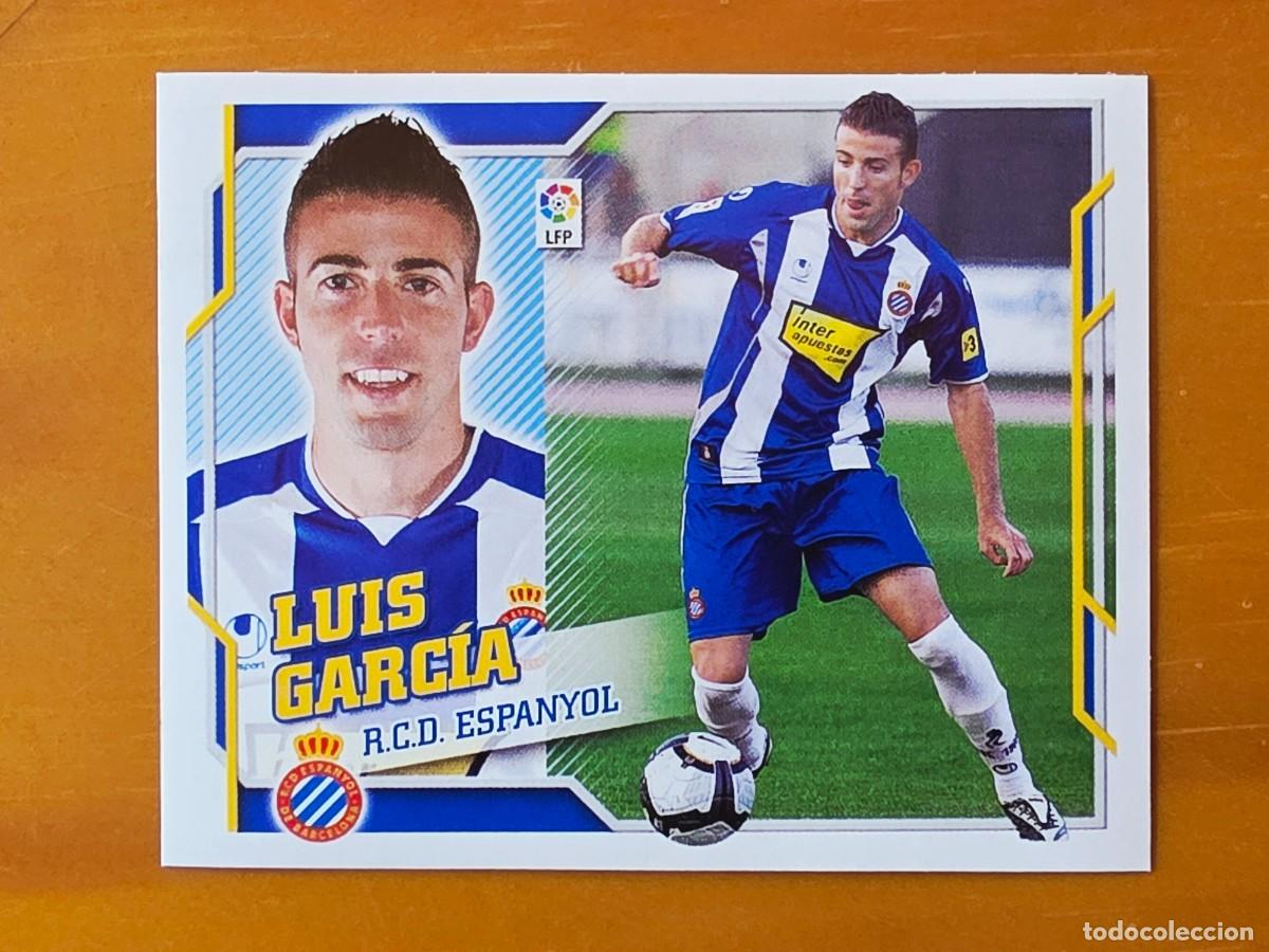 Cromos de f&uacute;tbol: 13 Luis Garc&iacute;a, RCD Espanyol, Panini Ediciones Liga Este 2010 2011 10 11
