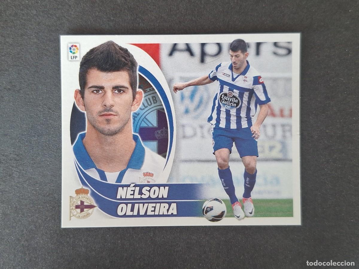 Cromos de f&uacute;tbol: L5 NELSON OLIVEIRA DEPORTIVO LA CORU&Ntilde;A FICHAJE 23 LIGA ESTE 2012 2013 12 13 NUNCA PEGADO SIN PEGAR