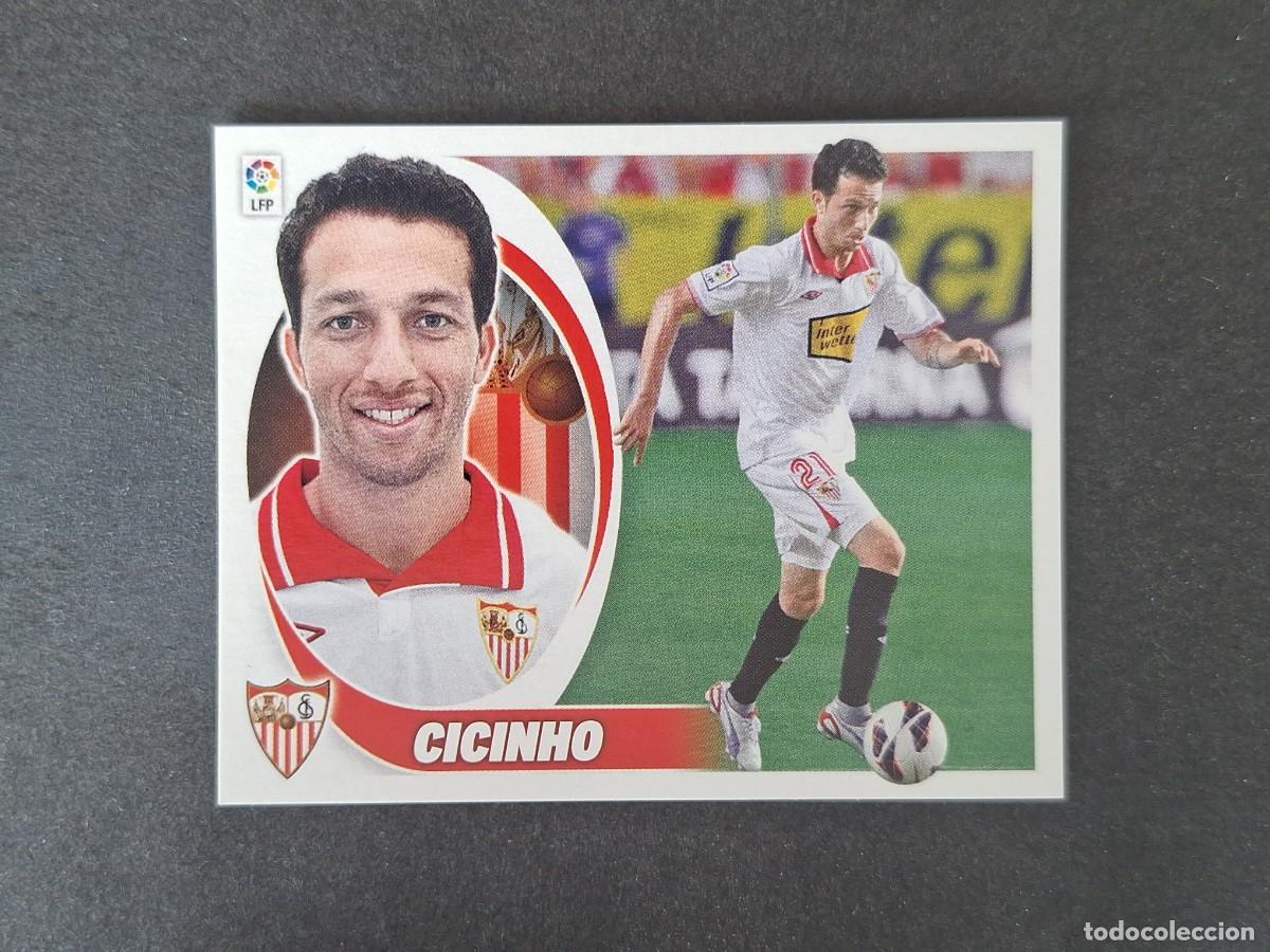 Cromos de f&uacute;tbol: L5 CICINHO SEVILLA F. C. FICHAJE 27 LIGA ESTE 2012 2013 12 13 NUNCA PEGADO SIN PEGAR