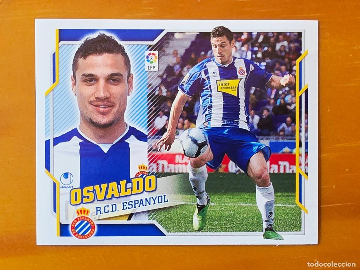 Cromos de f&uacute;tbol: 16 Osvaldo, RCD Espanyol, Panini Ediciones Liga Este 2010 2011 10 11