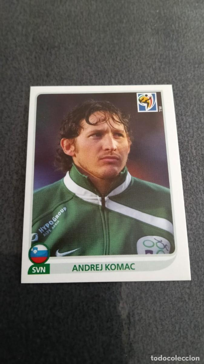 Cromos de f&uacute;tbol: Mundial Fifa Sudafrica 2010 Panini 250 Komac Eslovenia