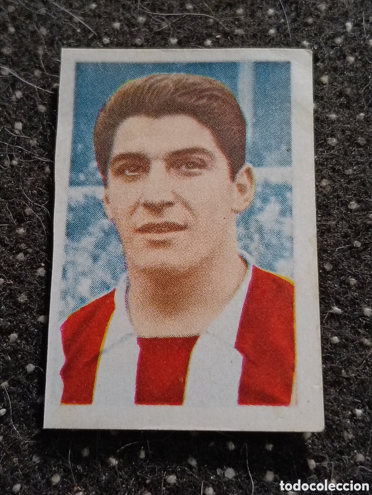 Cromos de f&uacute;tbol: N&deg; 71 Collar At. de Madrid Liga 1963-64 de Ruiz Romero, perfecto estado y sin pegar