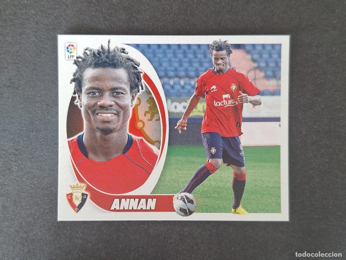 Cromos de Futebol: L5 ANNAN C. A. OSASUNA FICHAJE 35 LIGA ESTE 2012 2013 12 13 NUNCA PEGADO SIN PEGAR