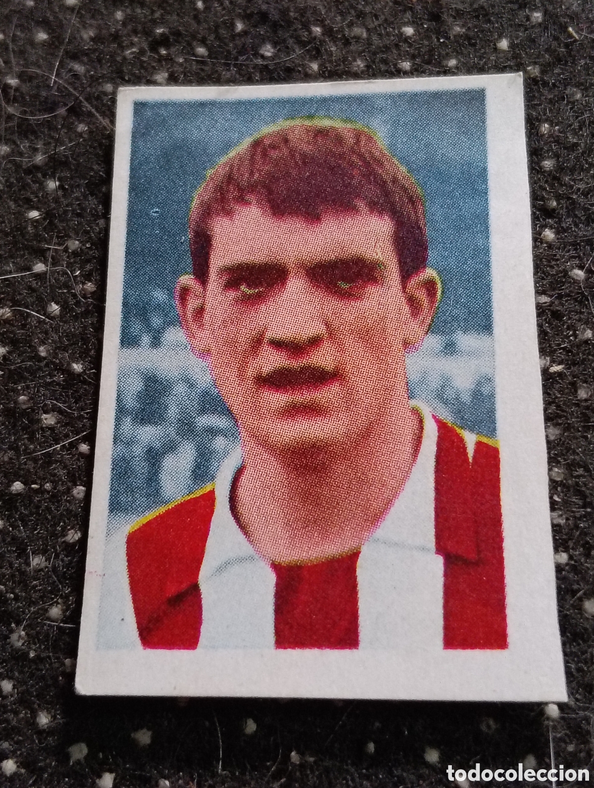 Cromos de f&uacute;tbol: N&deg; 66 Glaria At. de Madrid Liga 1963-64 de Ruiz Romero, perfecto estado y sin pegar