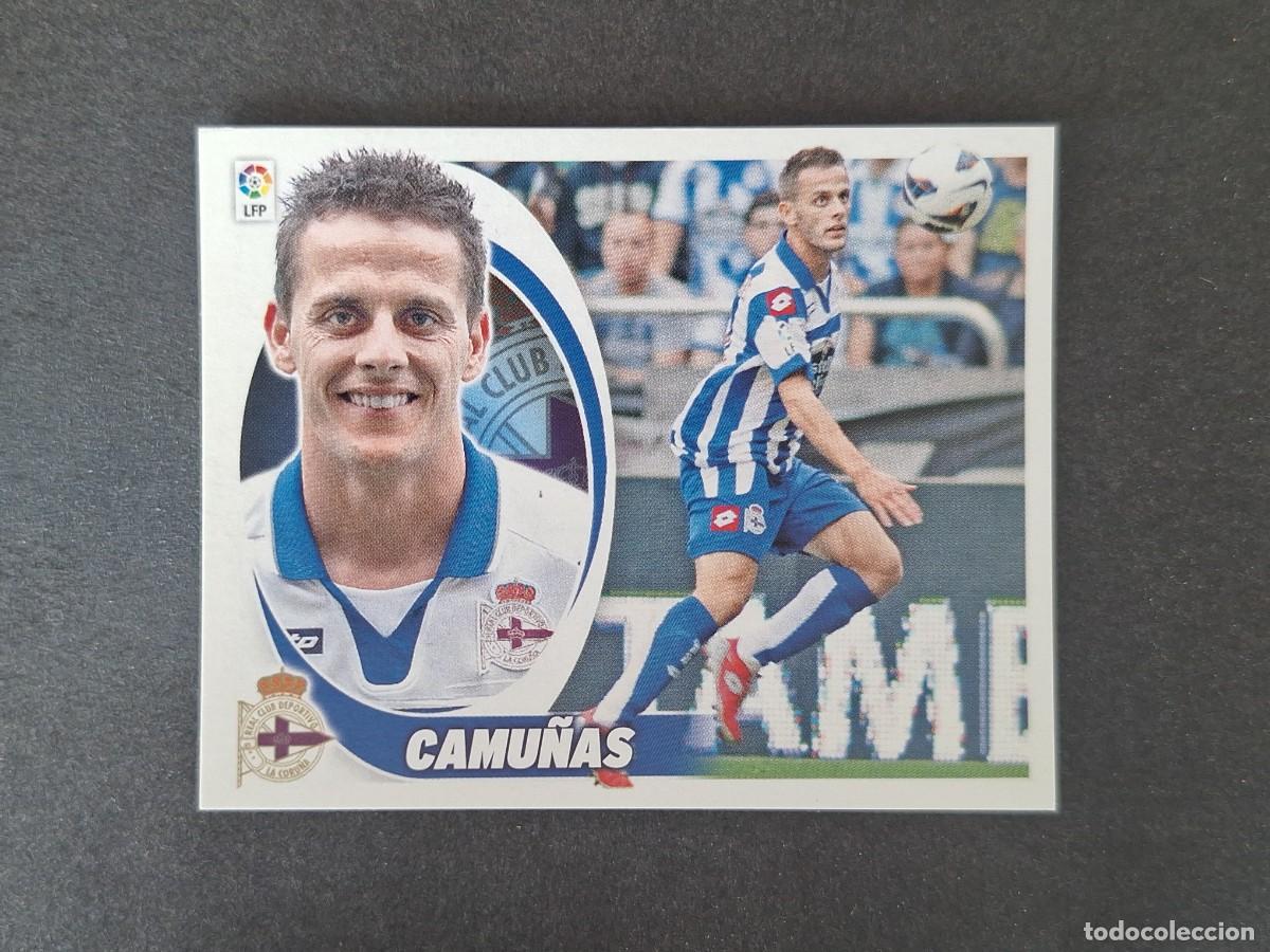 Cromos de f&uacute;tbol: L5 CAMU&Ntilde;AS DEPORTIVO DE LA CORU&Ntilde;A FICHAJE 38 LIGA ESTE 2012 2013 12 13 NUNCA PEGADO SIN PEGAR