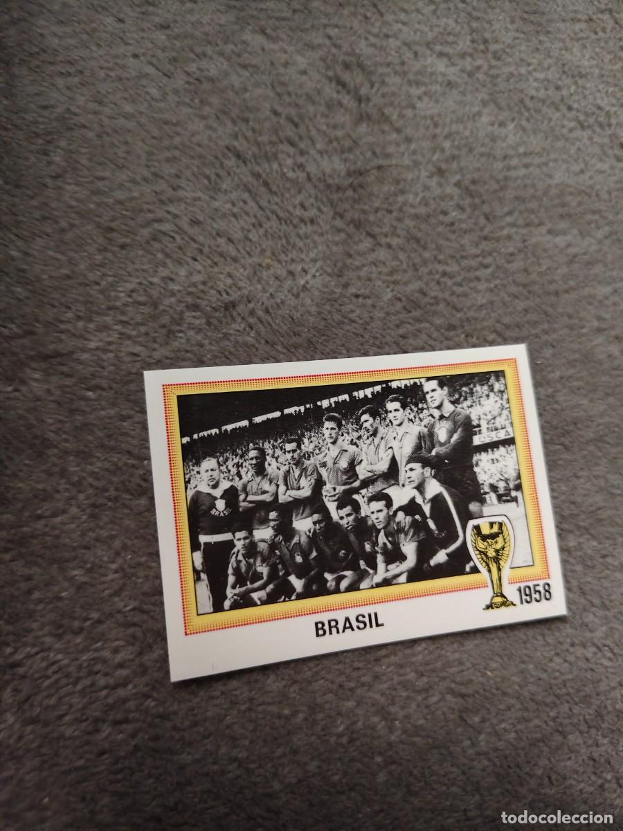 Cromos de f&uacute;tbol: 14 WORLD CUP STORY PANINI BRASIL 1958 - - -- MUNDIAL SONRICS AAJ
