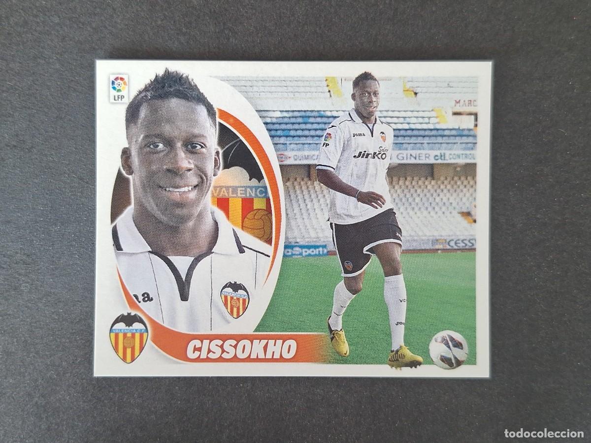 Cromos de f&uacute;tbol: L5 CISSOKHO VALENCIA C. F. FICHAJE 42 LIGA ESTE 2012 2013 12 13 NUNCA PEGADO SIN PEGAR