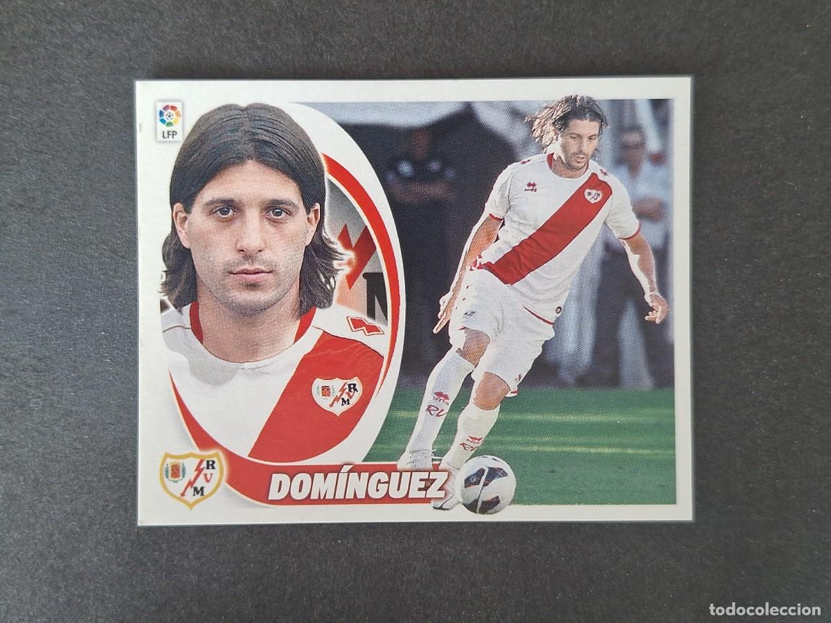 Cromos de f&uacute;tbol: L5 DOMINGUEZ RAYO VALLECANO FICHAJE 46 LIGA ESTE 2012 2013 12 13 NUNCA PEGADO SIN PEGAR