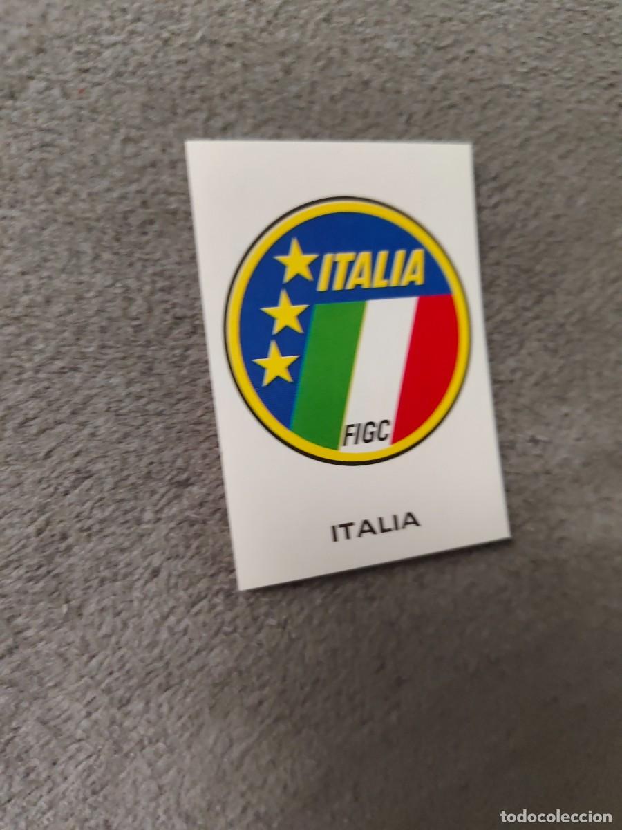 Cromos de f&uacute;tbol: 28 WORLD CUP STORY PANINI ITALIA ESCUDO LOGO - - -- MUNDIAL SONRICS AAJ