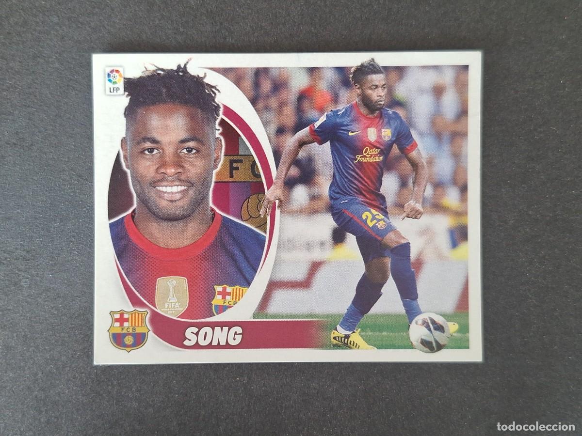 Cromos de f&uacute;tbol: L5 SONG F. C. BARCELONA FICHAJE 44 LIGA ESTE 2012 2013 12 13 NUNCA PEGADO SIN PEGAR