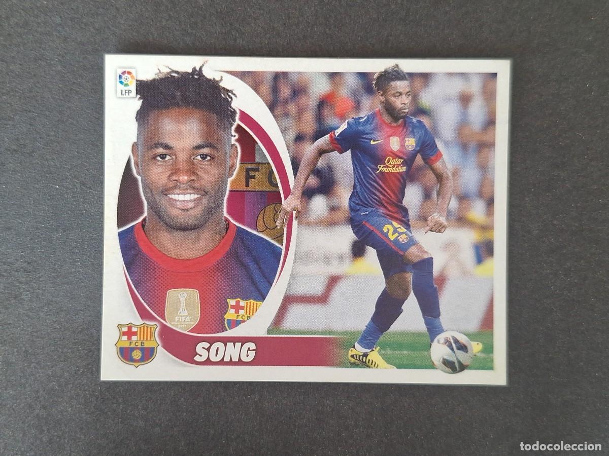 Cromos de f&uacute;tbol: L5 SONG F. C. BARCELONA FICHAJE 44 LIGA ESTE 2012 2013 12 13 NUNCA PEGADO SIN PEGAR