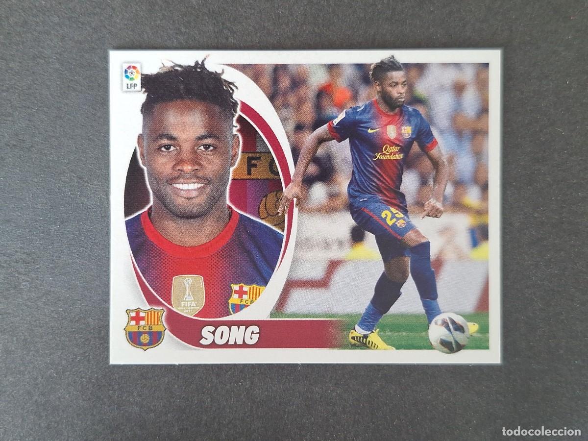 Cromos de f&uacute;tbol: L5 SONG F. C. BARCELONA FICHAJE 44 LIGA ESTE 2012 2013 12 13 NUNCA PEGADO SIN PEGAR