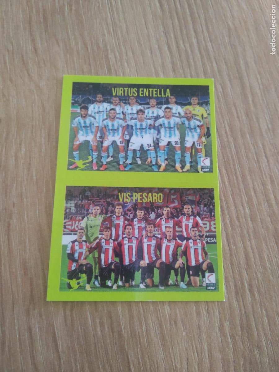 Cromos de f&uacute;tbol: 675 VIRTUS ENTELLA VIS PESARO equipo CROMO FUTBOL PANINI LIGA ITALIA 23-24 CALCIATORI 2023-2024