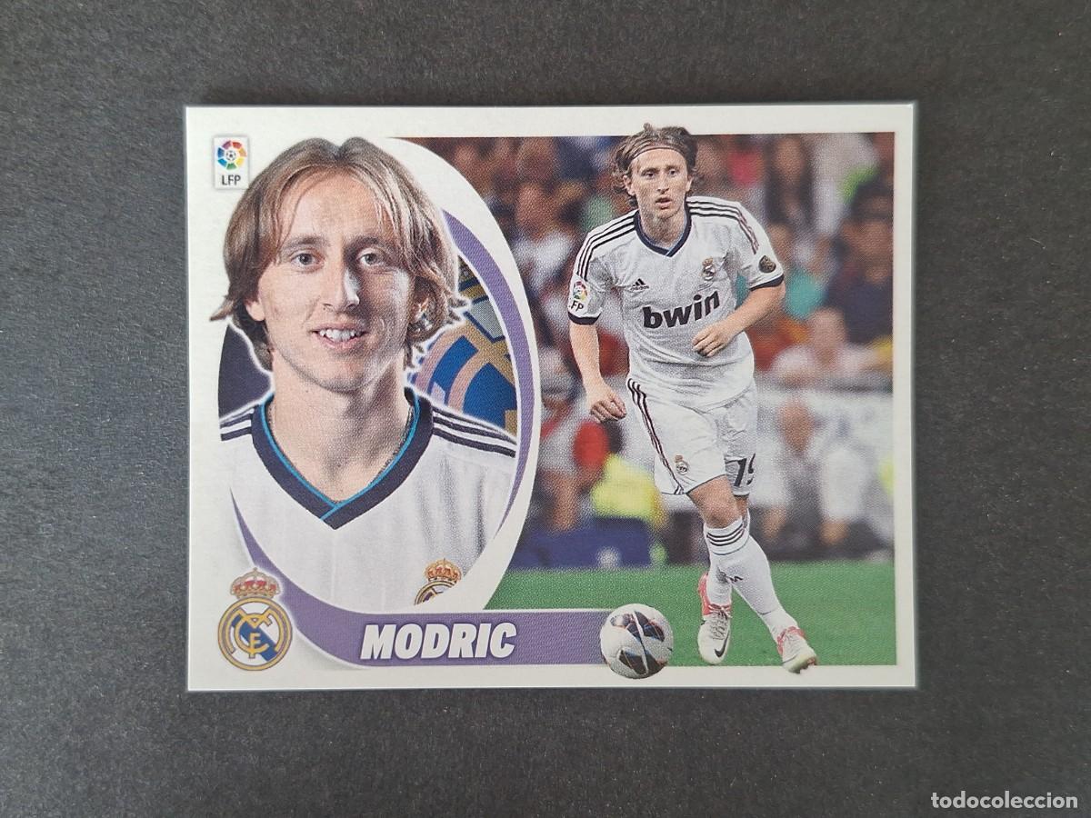 Cromos de f&uacute;tbol: L5 MODRIC REAL MADRID FICHAJE 45 LIGA ESTE 2012 2013 12 13 NUNCA PEGADO SIN PEGAR