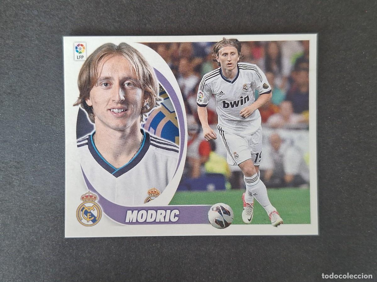 Cromos de f&uacute;tbol: L5 MODRIC REAL MADRID FICHAJE 45 LIGA ESTE 2012 2013 12 13 NUNCA PEGADO SIN PEGAR