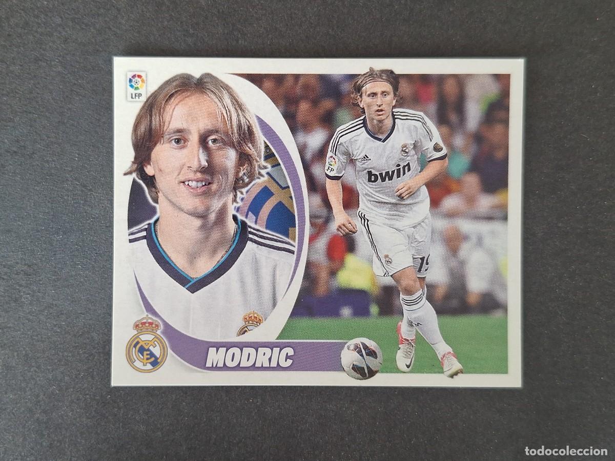 Cromos de f&uacute;tbol: L5 MODRIC REAL MADRID FICHAJE 45 LIGA ESTE 2012 2013 12 13 NUNCA PEGADO SIN PEGAR