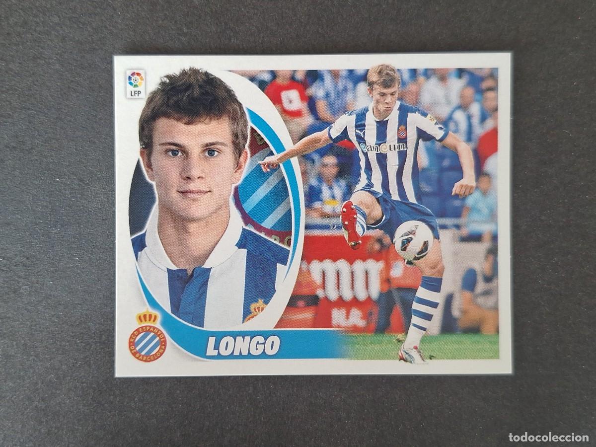 Cromos de f&uacute;tbol: L5 LONGO R. C. D. ESPA&Ntilde;OL FICHAJE 49 LIGA ESTE 2012 2013 12 13 NUNCA PEGADO SIN PEGAR