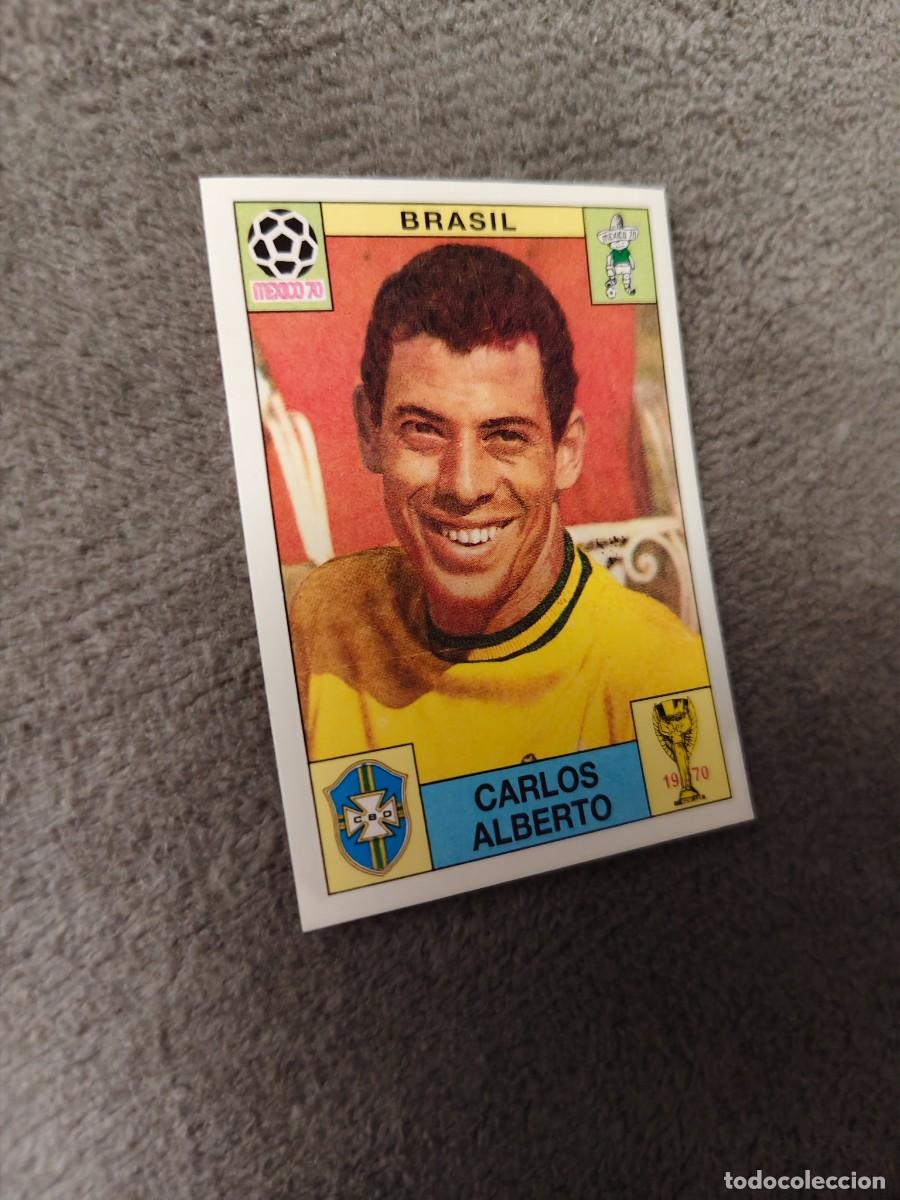 Cromos de f&uacute;tbol: 30 WORLD CUP STORY PANINI CARLOS ALBERTO (BRASIL) - MUNDIAL 1970 70 -- MUNDIAL SONRICS AAJ