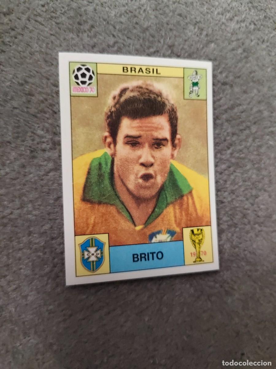 Cromos de f&uacute;tbol: 33 WORLD CUP STORY PANINI BRITO (BRASIL) - MUNDIAL 1970 70 -- MUNDIAL SONRICS AAJ