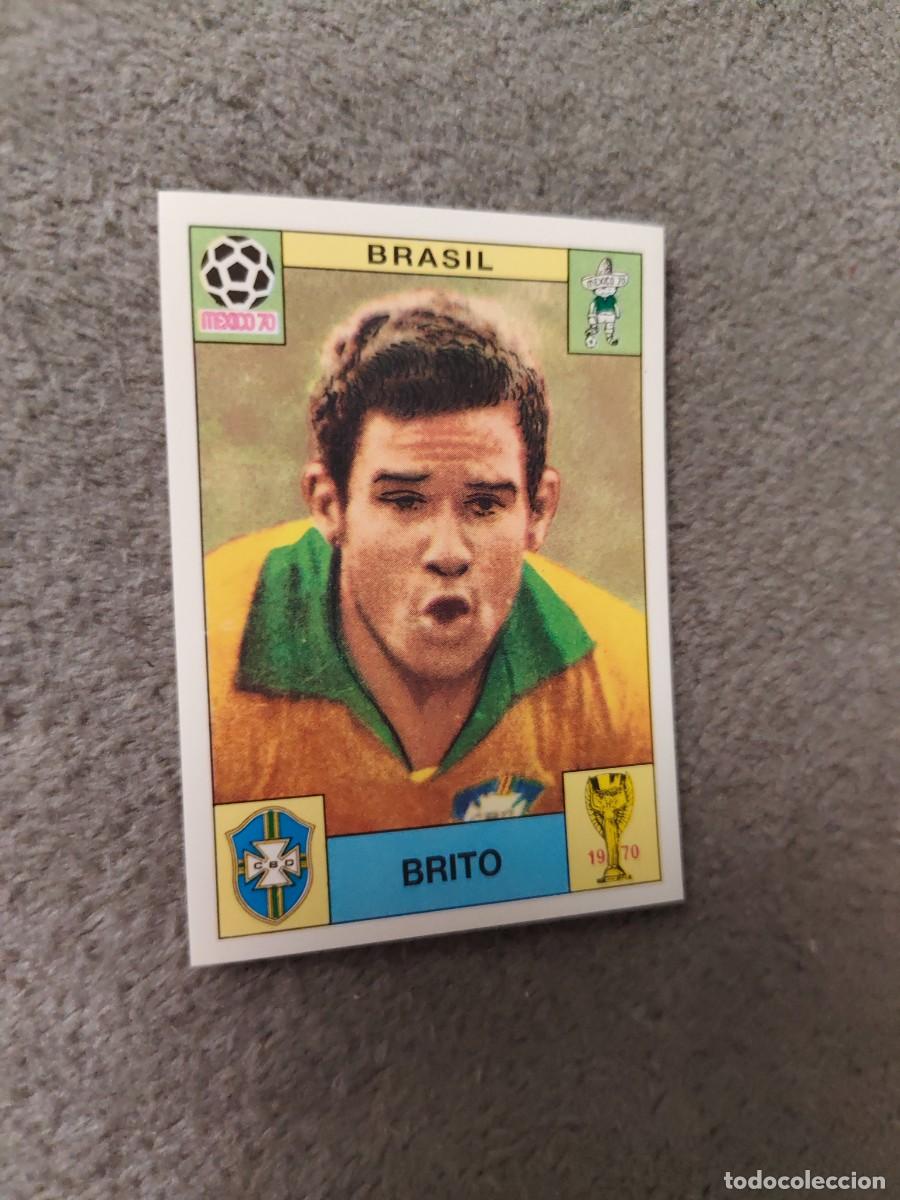 Cromos de f&uacute;tbol: 33 WORLD CUP STORY PANINI BRITO (BRASIL) - MUNDIAL 1970 70 -- MUNDIAL SONRICS AAJ