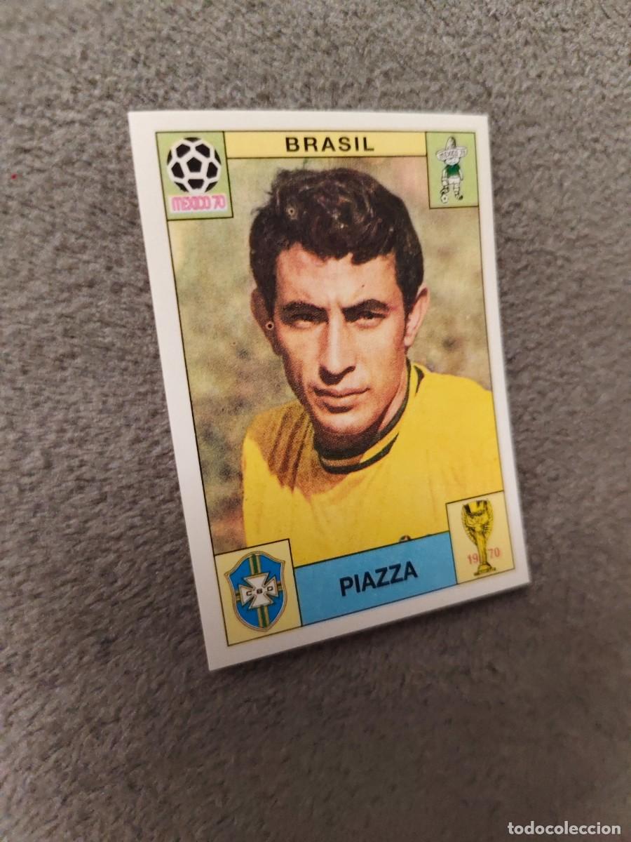 Cromos de f&uacute;tbol: 34 WORLD CUP STORY PANINI PIAZZA (BRASIL) - MUNDIAL 1970 70 -- MUNDIAL SONRICS AAJ