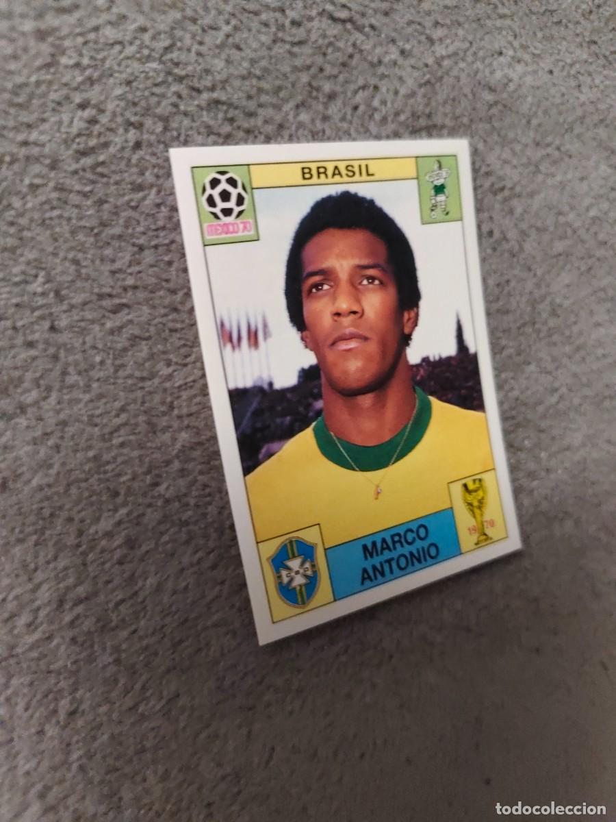 Cromos de f&uacute;tbol: 35 WORLD CUP STORY PANINI MARCO ANTONIO (BRASIL) - MUNDIAL 1970 70 -- MUNDIAL SONRICS AAJ
