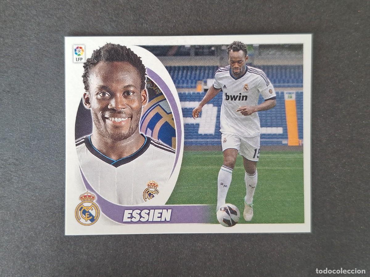 Cromos de f&uacute;tbol: L5 ESSIEN REAL MADRID FICHAJE 58 LIGA ESTE 2012 2013 12 13 NUNCA PEGADO SIN PEGAR