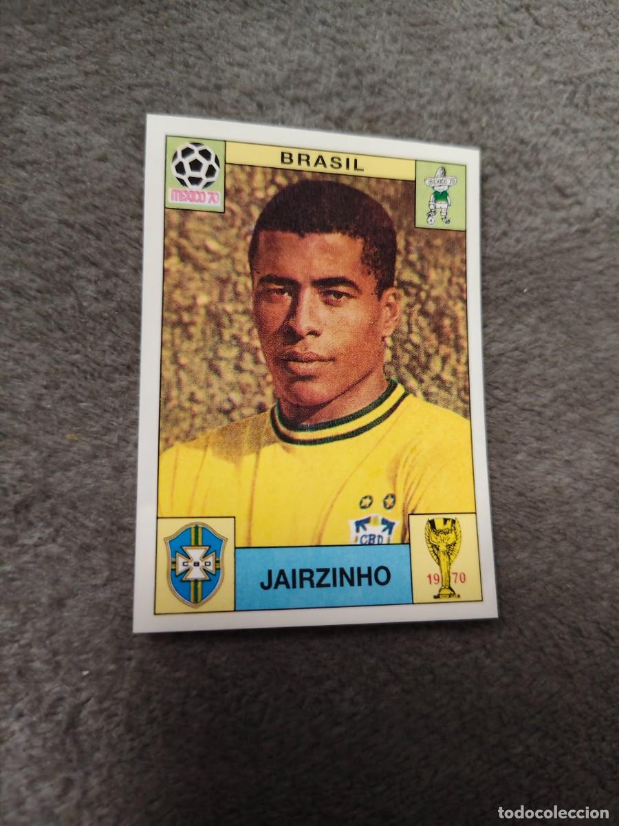 Cromos de f&uacute;tbol: 41 WORLD CUP STORY PANINI JAIRZINHO (BRASIL) - MUNDIAL 1970 70 -- MUNDIAL SONRICS AAJ