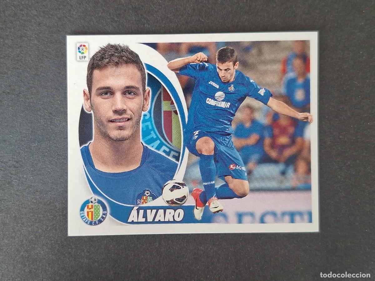 Cromos de f&uacute;tbol: L5 ALVARO GETAFE C. F. FICHAJE 59 LIGA ESTE 2012 2013 12 13 NUNCA PEGADO SIN PEGAR
