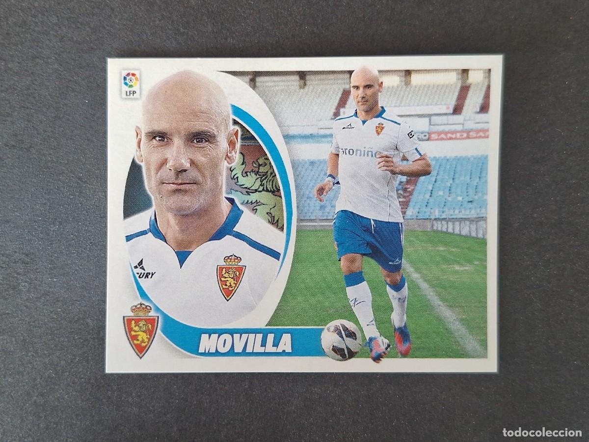 Cromos de f&uacute;tbol: L5 MOVILLA REAL ZARAGOZA FICHAJE 60 LIGA ESTE 2012 2013 12 13 NUNCA PEGADO SIN PEGAR