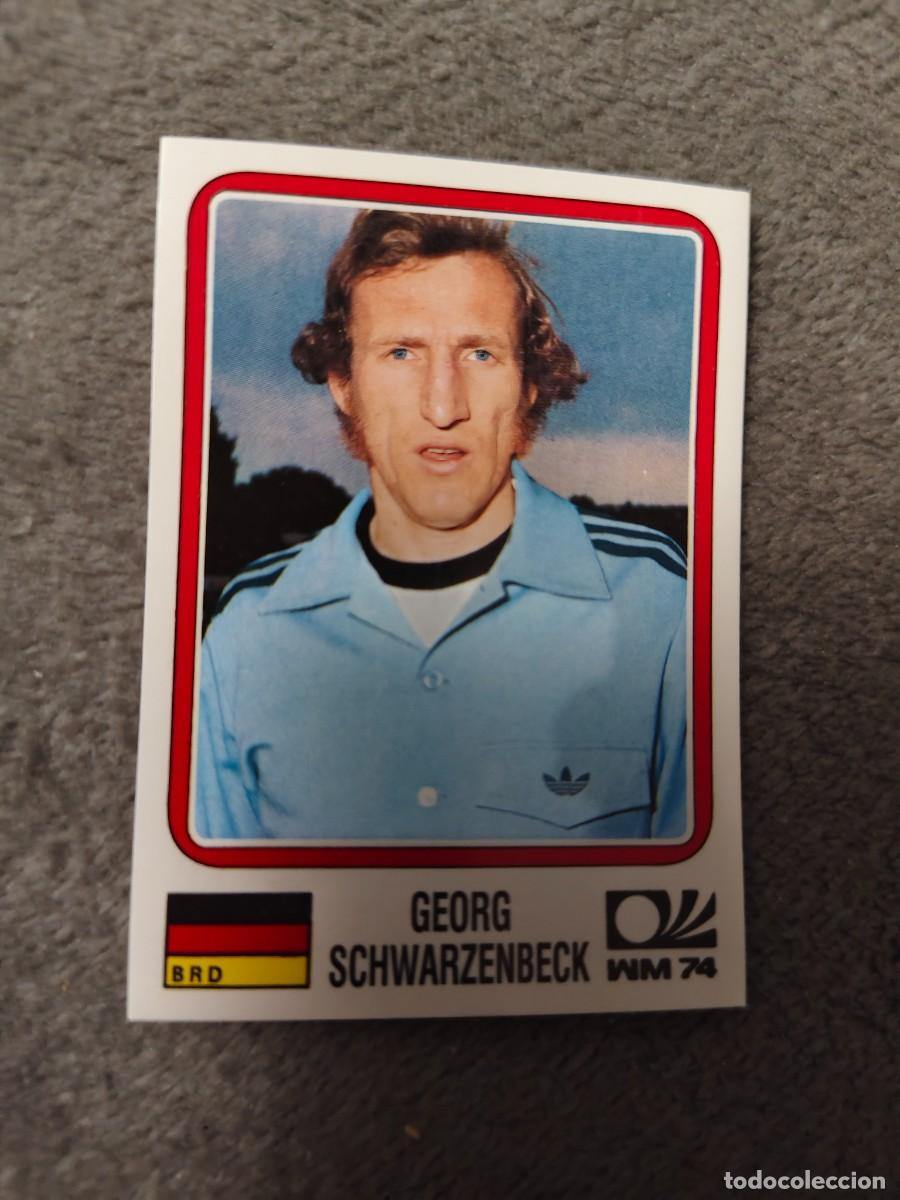 Cromos de f&uacute;tbol: 62 WORLD CUP STORY PANINI GEORG SCHWARZENBECK (ALEMANIA) - MUNDIAL 1974 74 -- MUNDIAL SONRICS AAJ
