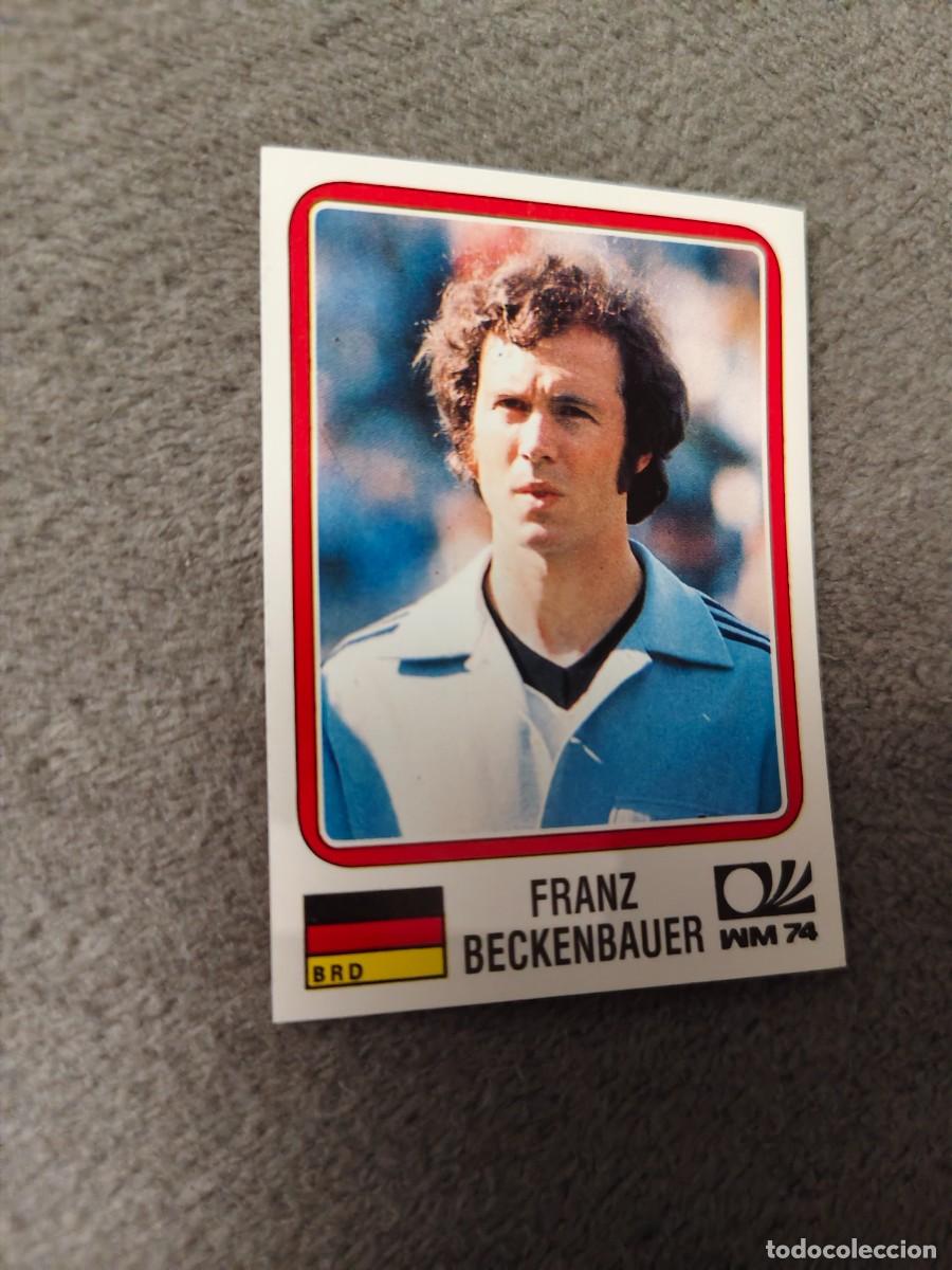 Cromos de f&uacute;tbol: 63 WORLD CUP STORY PANINI FRANZ BECKENBAUER (ALEMANIA) - MUNDIAL 1974 74 -- MUNDIAL SONRICS AAJ