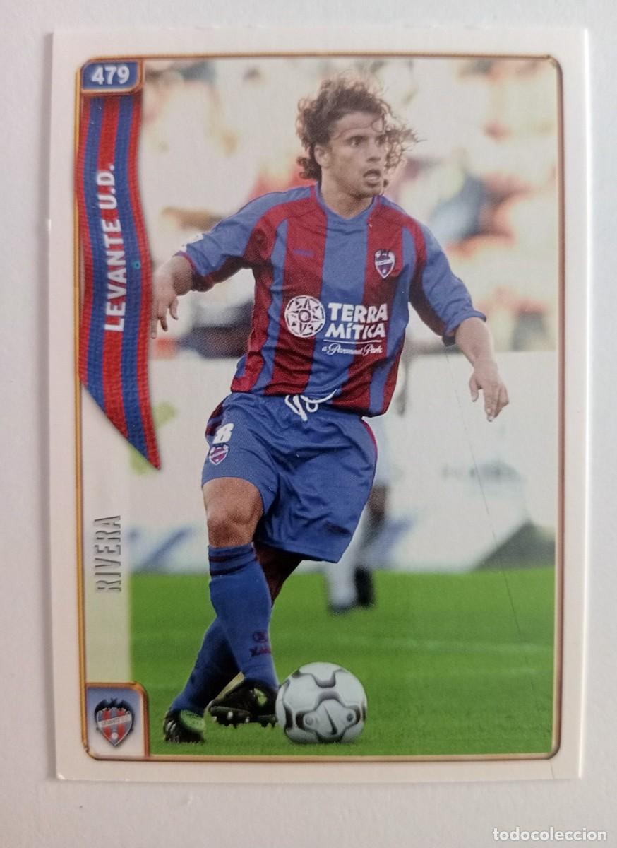 Figurine di Calcio: CROMO FUTBOL LEVANTE U.D MUNDI CROMO 2004-2005: RIVERA
