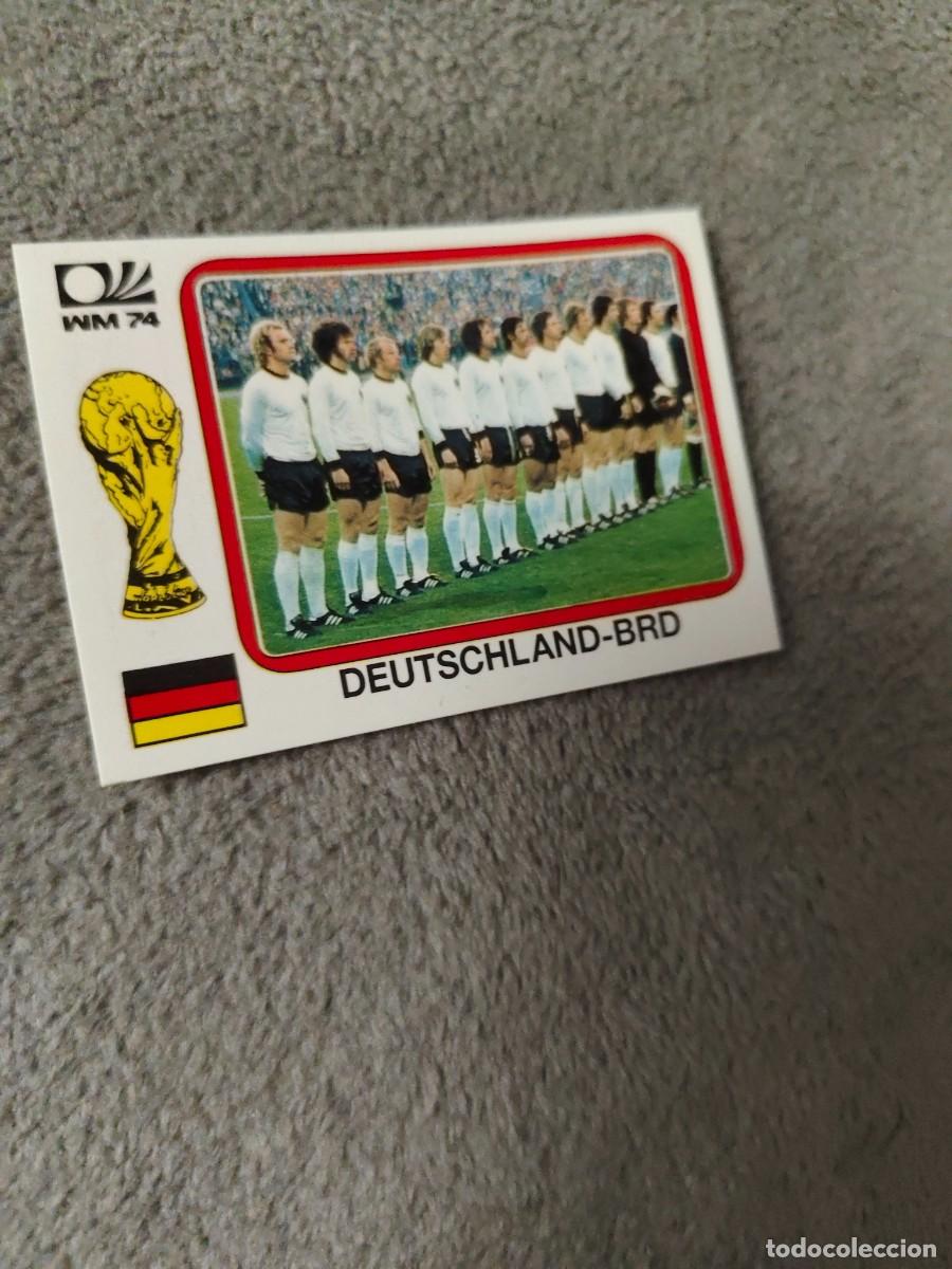 Cromos de f&uacute;tbol: 67 WORLD CUP STORY PANINI DEUTSCHLAND-ALEMANIA TEAM - MUNDIAL 1974 74 -- MUNDIAL SONRICS AAJ