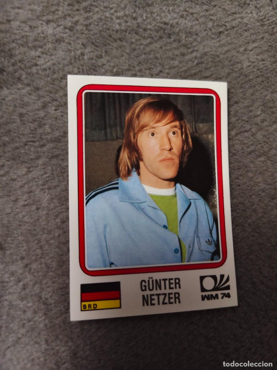Cromos de f&uacute;tbol: 71 WORLD CUP STORY PANINI GUNTER NETZER (ALEMANIA) - MUNDIAL 1974 74 -- MUNDIAL SONRICS AAJ